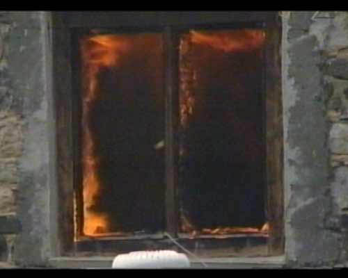 burning window